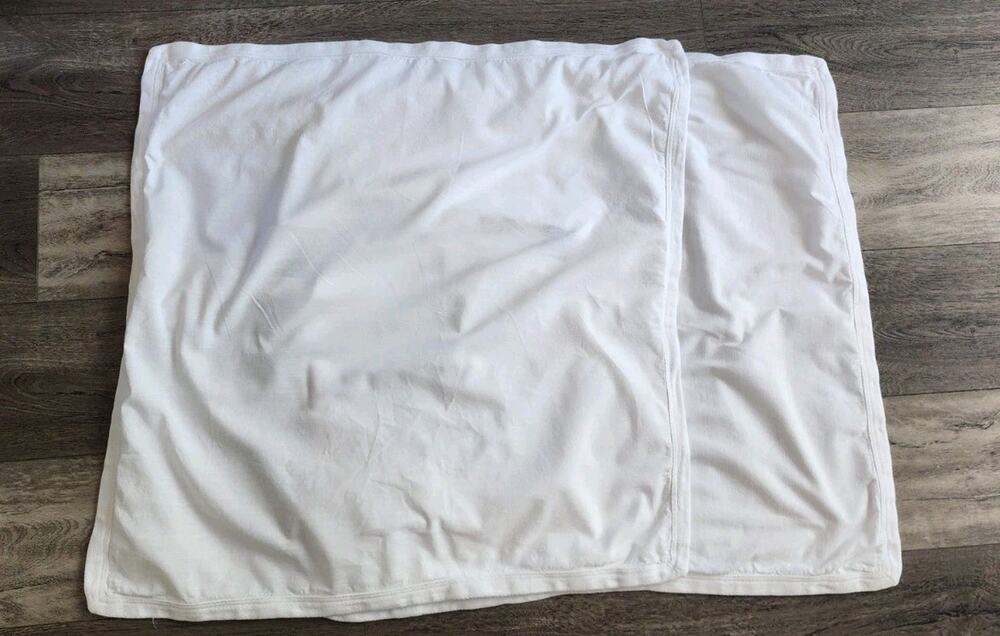 Restoration Hardware White Cotton Euro Pillow Shams